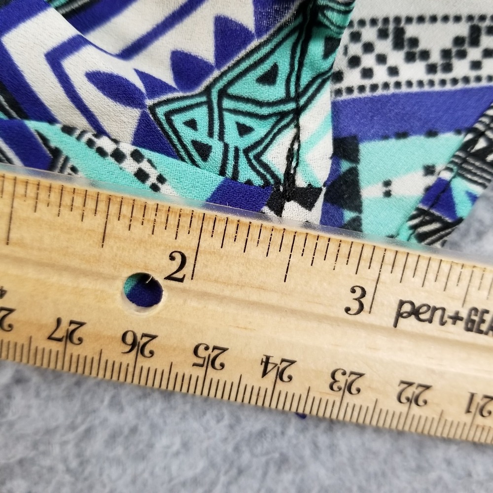The Vanity Room Romper Womens S Small Geometric Tribal Boho Sleeveless Summer - Picture 11 of 11